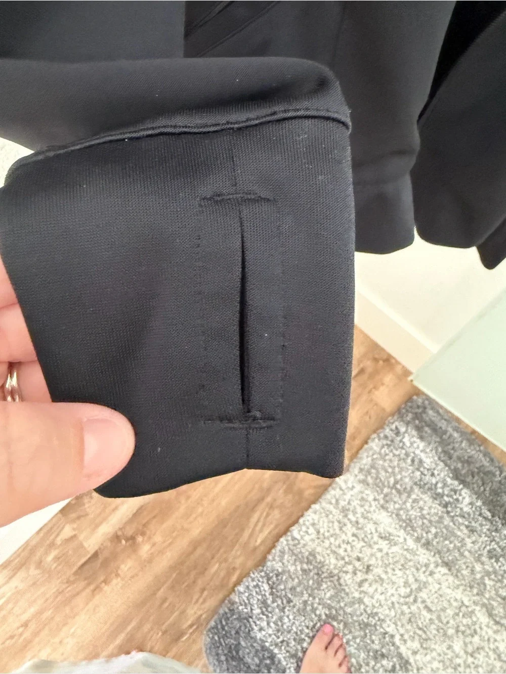 Nike Black Performance Jacket with White Trim